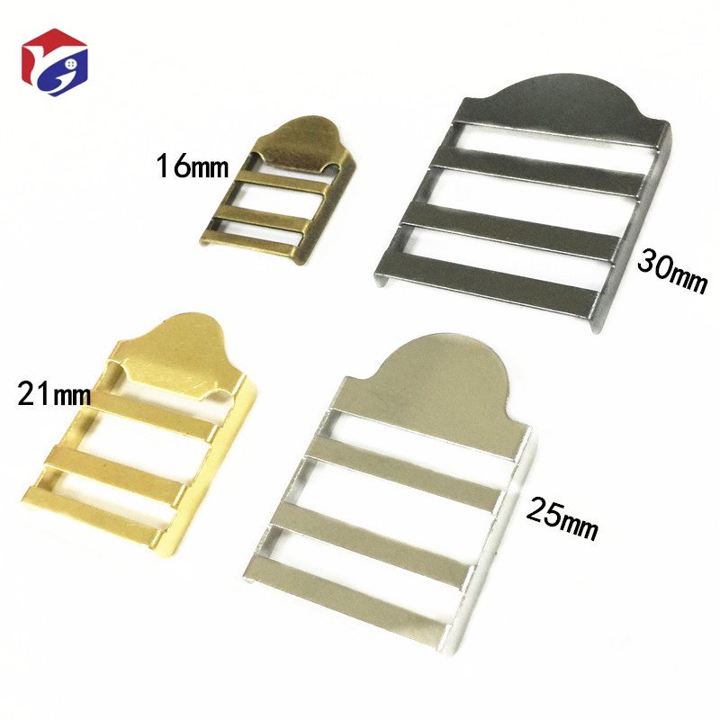 Cheaper 25mm Inner Metal Adjustable Buckles For Luggage Bag Ladder Lock Slider Adjustable Webbing Strap Release Buckles Gunmetal