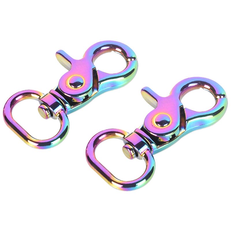 Metal Key Buckle Carabiner Handbag Strap Swivel Snap Hook Connector