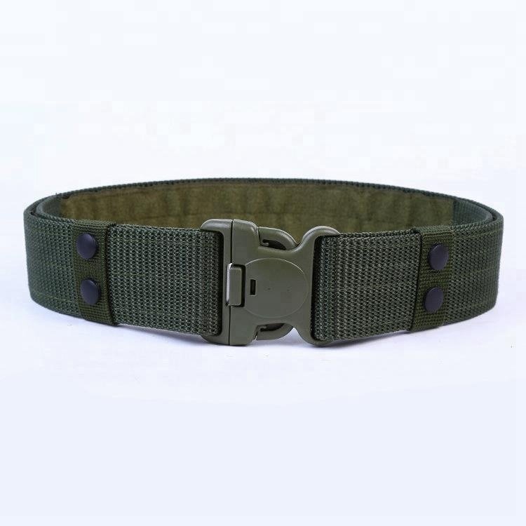 5.5cm Custom Buckle Nylon Canvas Belt For Men