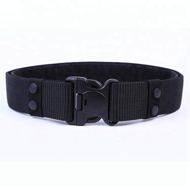 5.5cm Custom Buckle Nylon Canvas Belt For Men