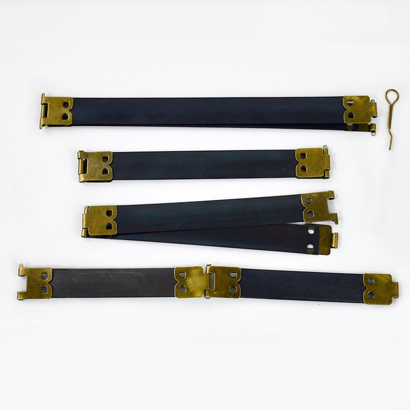 Meetee BF010 20cm Handmade Sewing Accessories Internal Alloy Frame Clasp Lock Handbag Wallet Bag Handle DIY Buckle Purse Frame