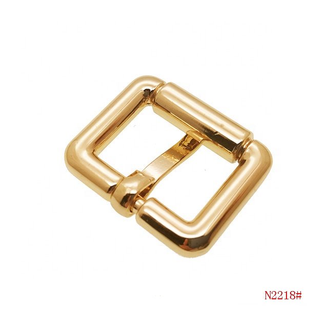 Custom metal belt buckle clasp wholesale roller pin zinc alloy belts buckle for clothes handbag