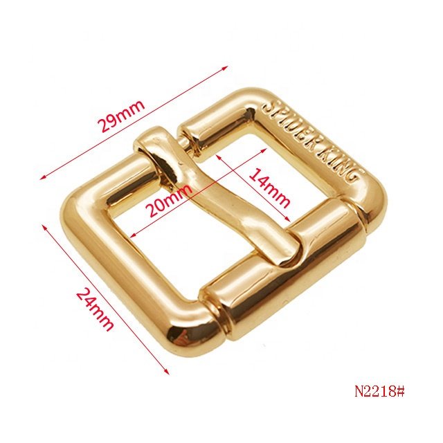 Custom metal belt buckle clasp wholesale roller pin zinc alloy belts buckle for clothes handbag