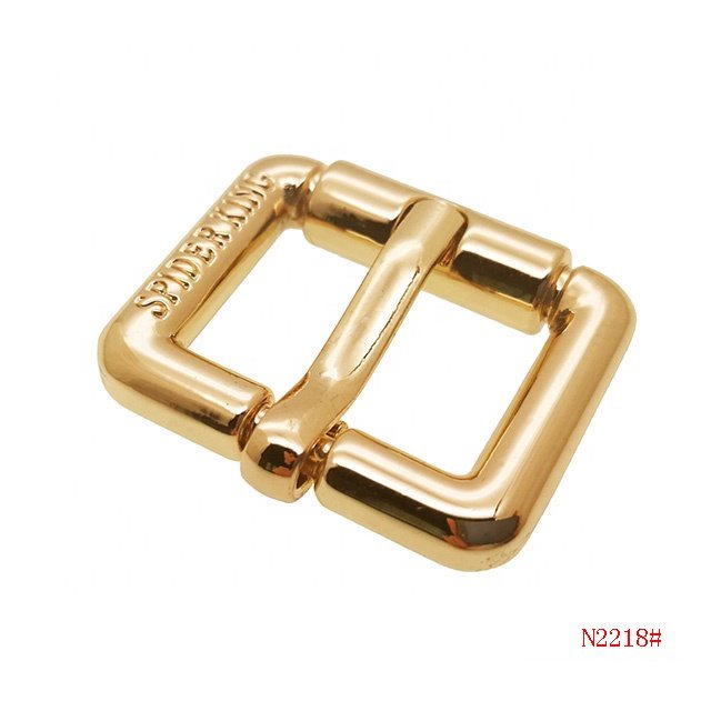 Custom metal belt buckle clasp wholesale roller pin zinc alloy belts buckle for clothes handbag