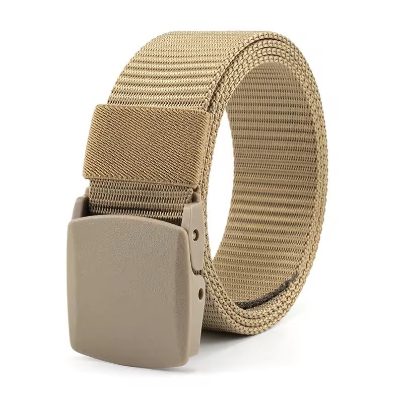 Custom High Quality Strap Automatic Buckle Nylon Belt Male Tactical Waist Belt Men Canvas Fabric Belts