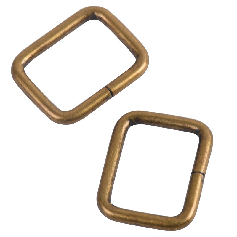 Antique Brass Color Key Buckle Swivel Snap Hook Tri-glide Slider Adjuster Buckle Zipper Pull Slider Square Ring Buckle