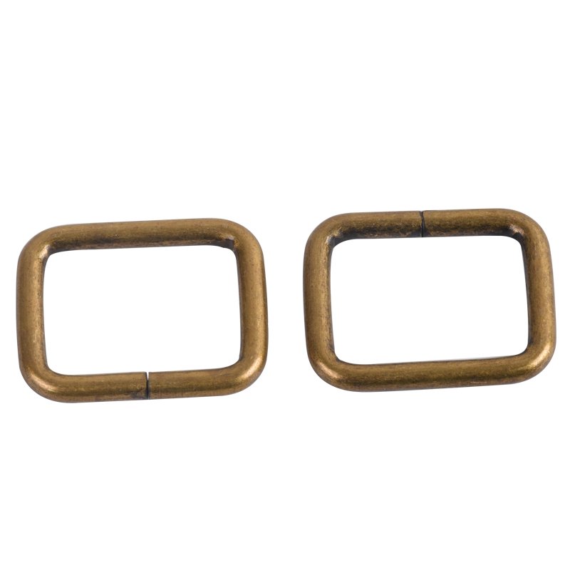Antique Brass Color Key Buckle Swivel Snap Hook Tri-glide Slider Adjuster Buckle Zipper Pull Slider Square Ring Buckle