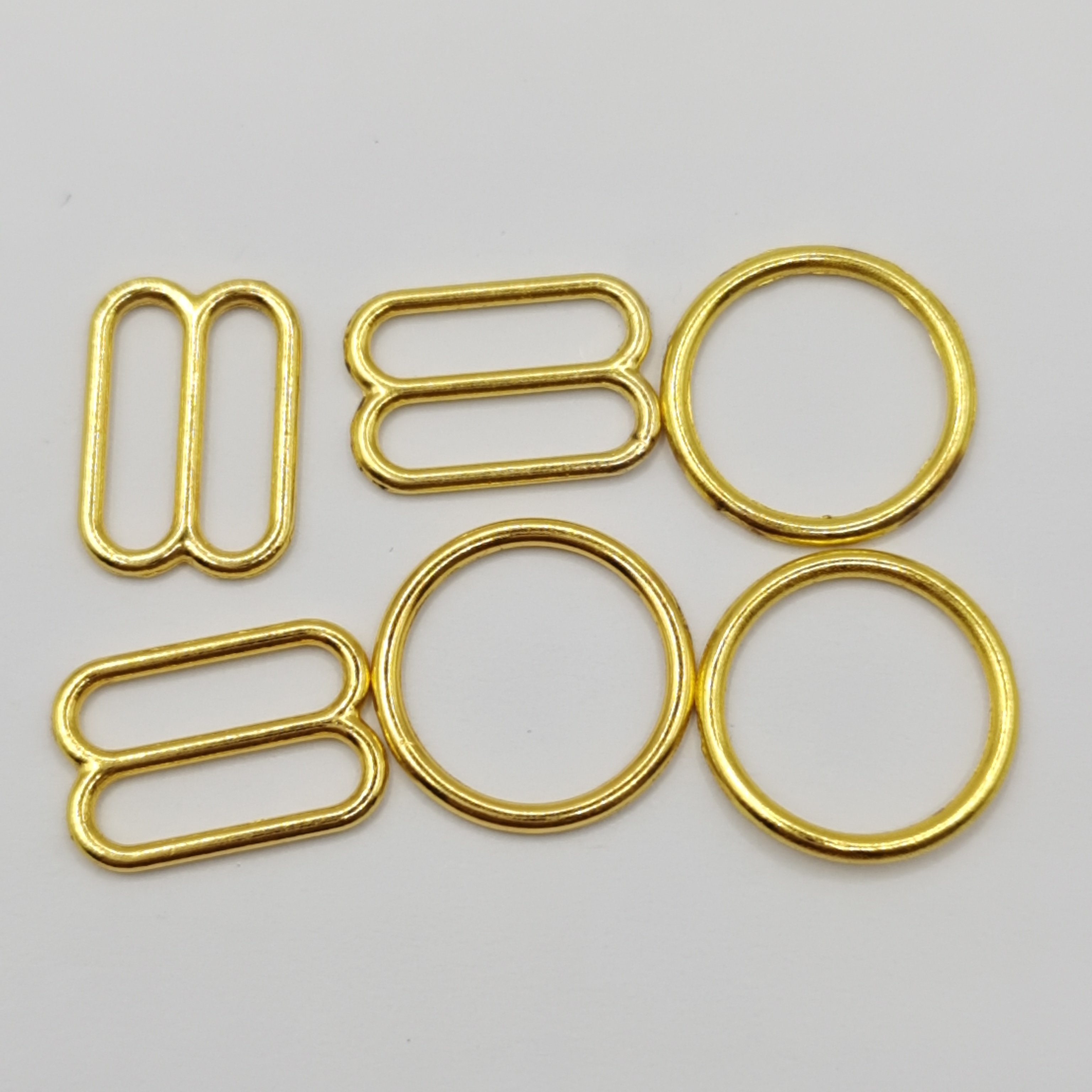 Wholesale O Ring For Swimwear Underwear Accessories Custom Gold Zinc Alloy Metal Bra Bikini Adjustable Strap Buckle