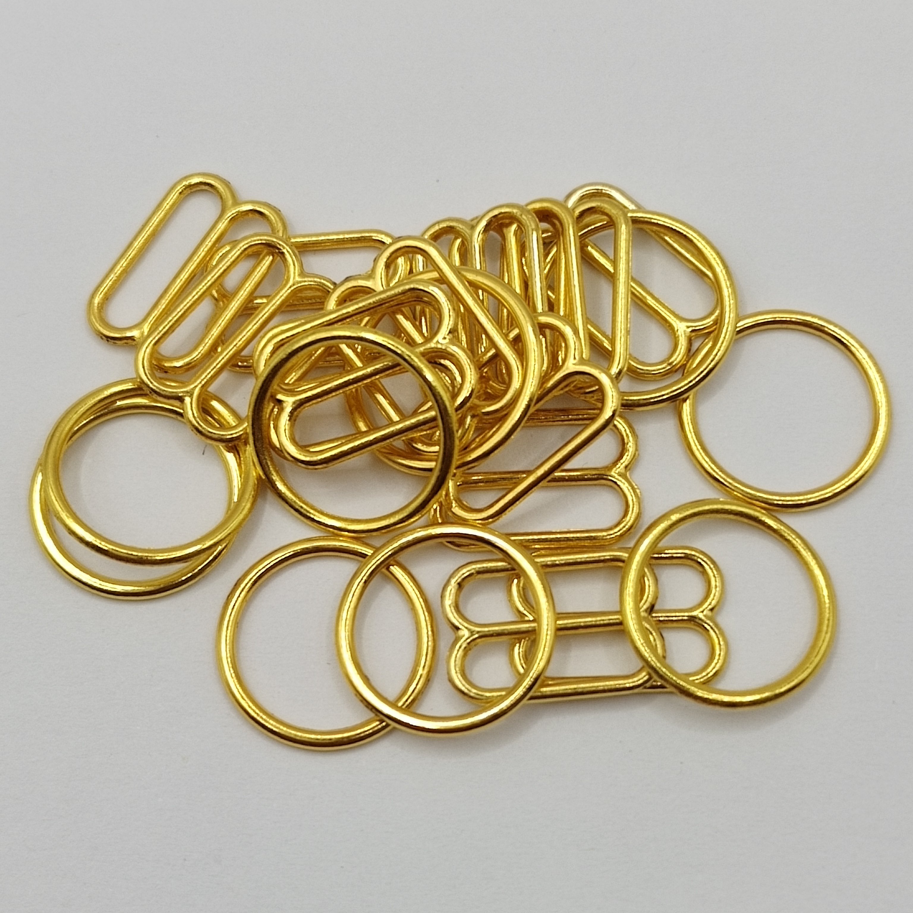 Wholesale O Ring For Swimwear Underwear Accessories Custom Gold Zinc Alloy Metal Bra Bikini Adjustable Strap Buckle