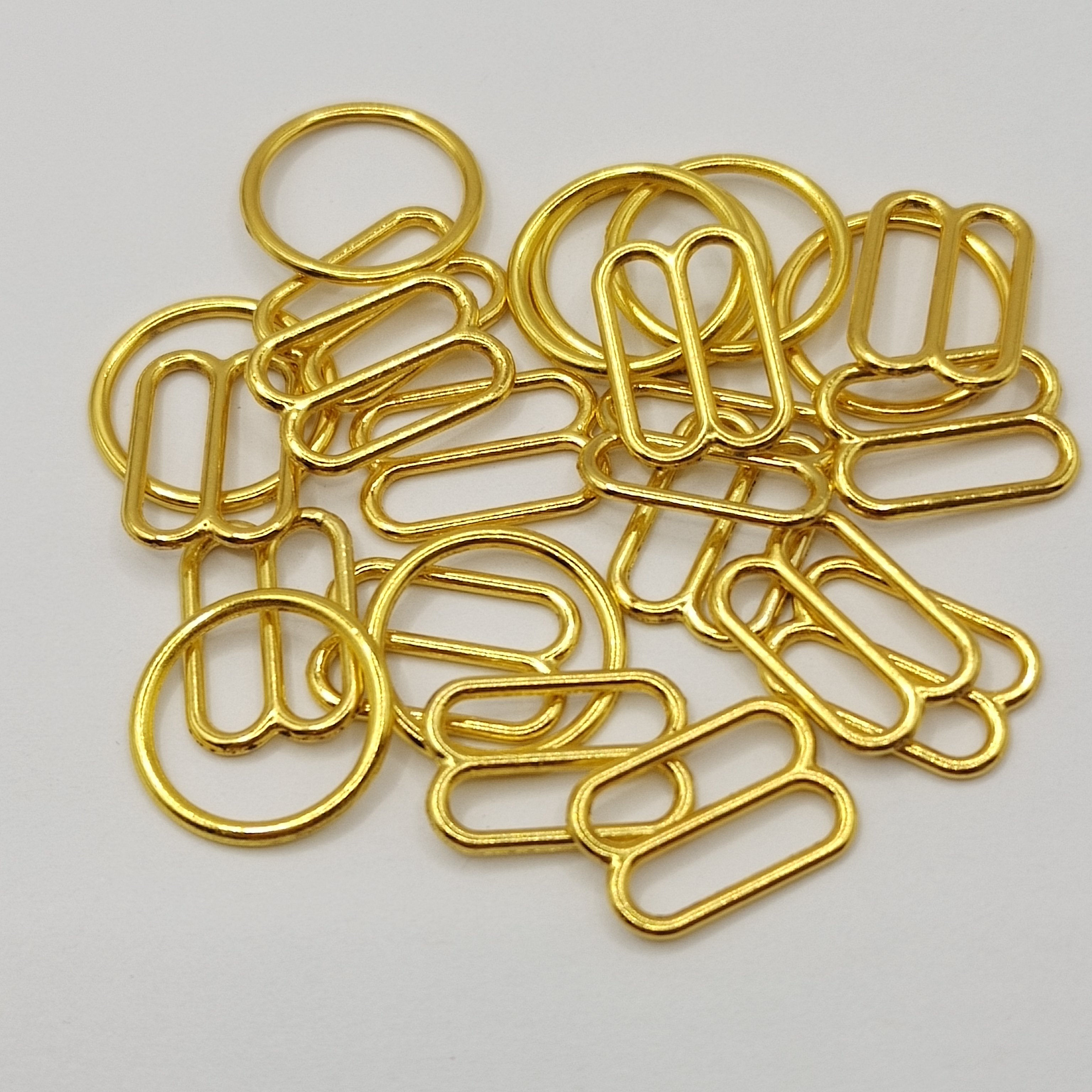 Wholesale O Ring For Swimwear Underwear Accessories Custom Gold Zinc Alloy Metal Bra Bikini Adjustable Strap Buckle
