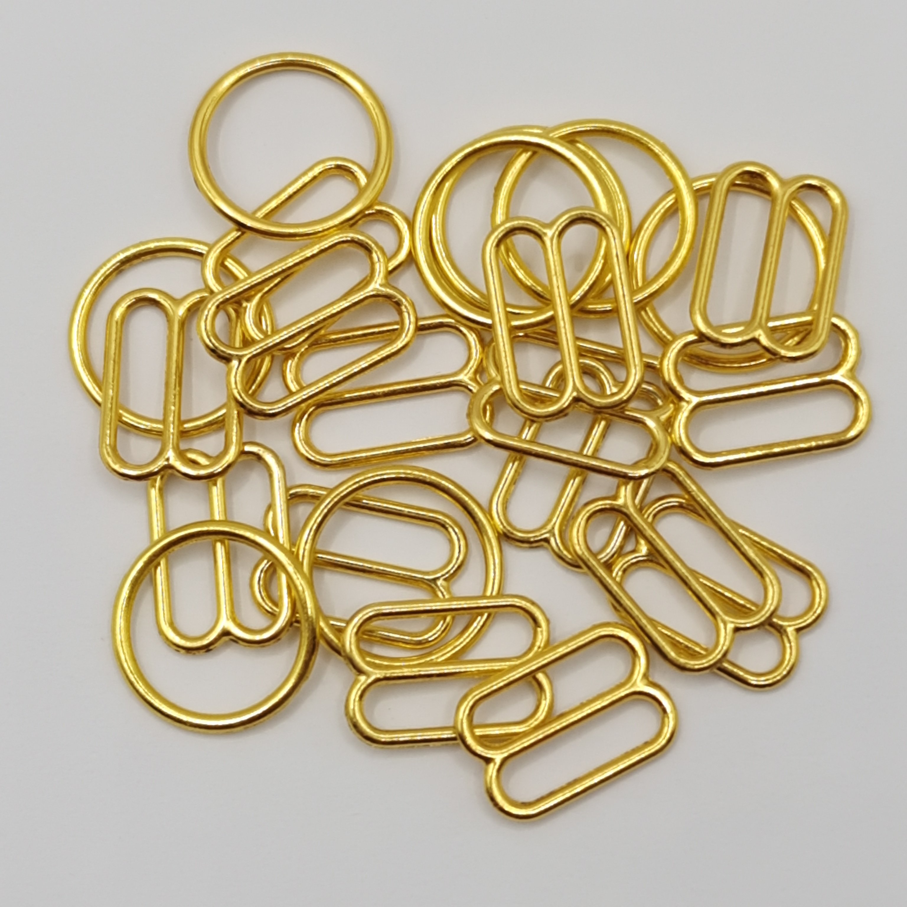 Wholesale O Ring For Swimwear Underwear Accessories Custom Gold Zinc Alloy Metal Bra Bikini Adjustable Strap Buckle