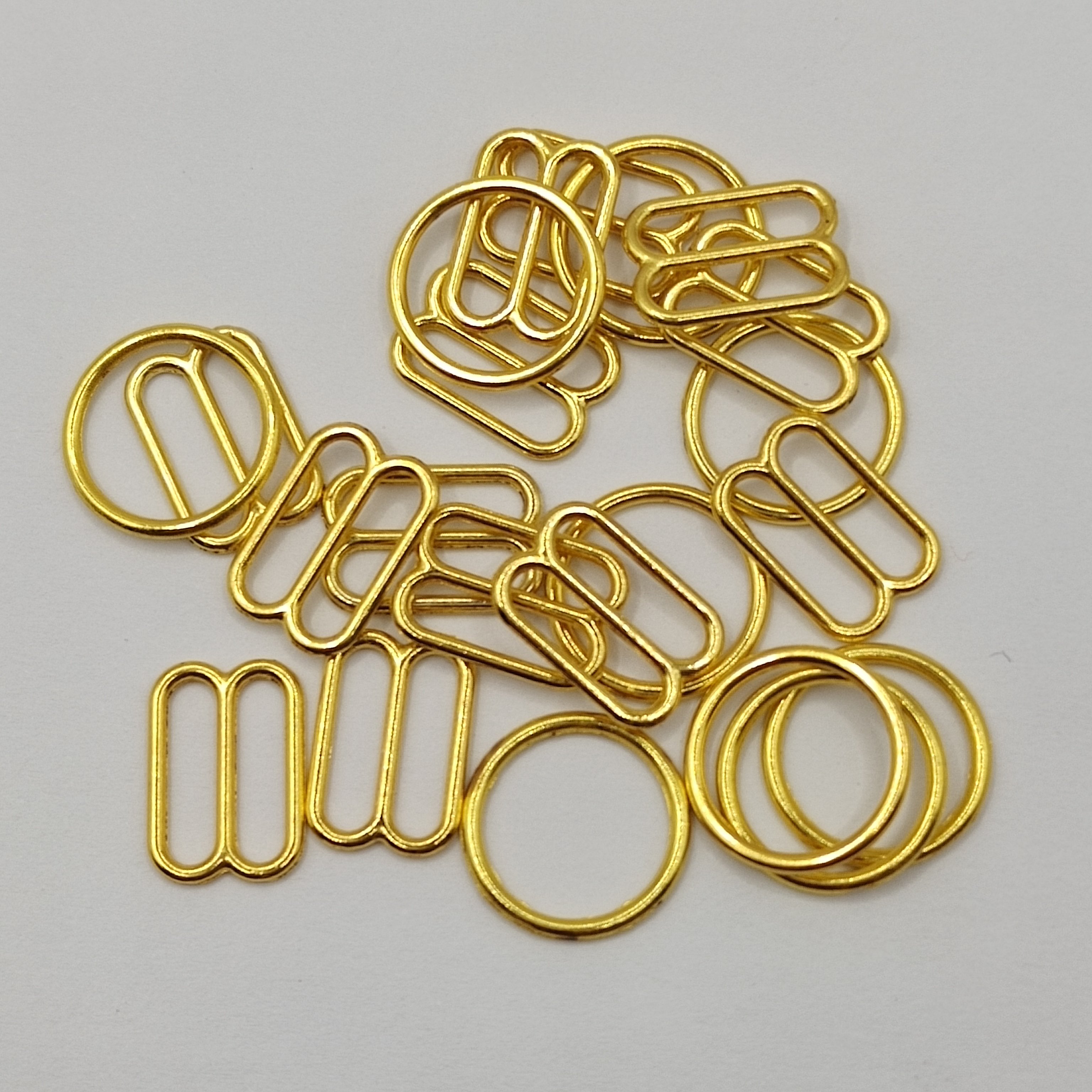 Wholesale O Ring For Swimwear Underwear Accessories Custom Gold Zinc Alloy Metal Bra Bikini Adjustable Strap Buckle