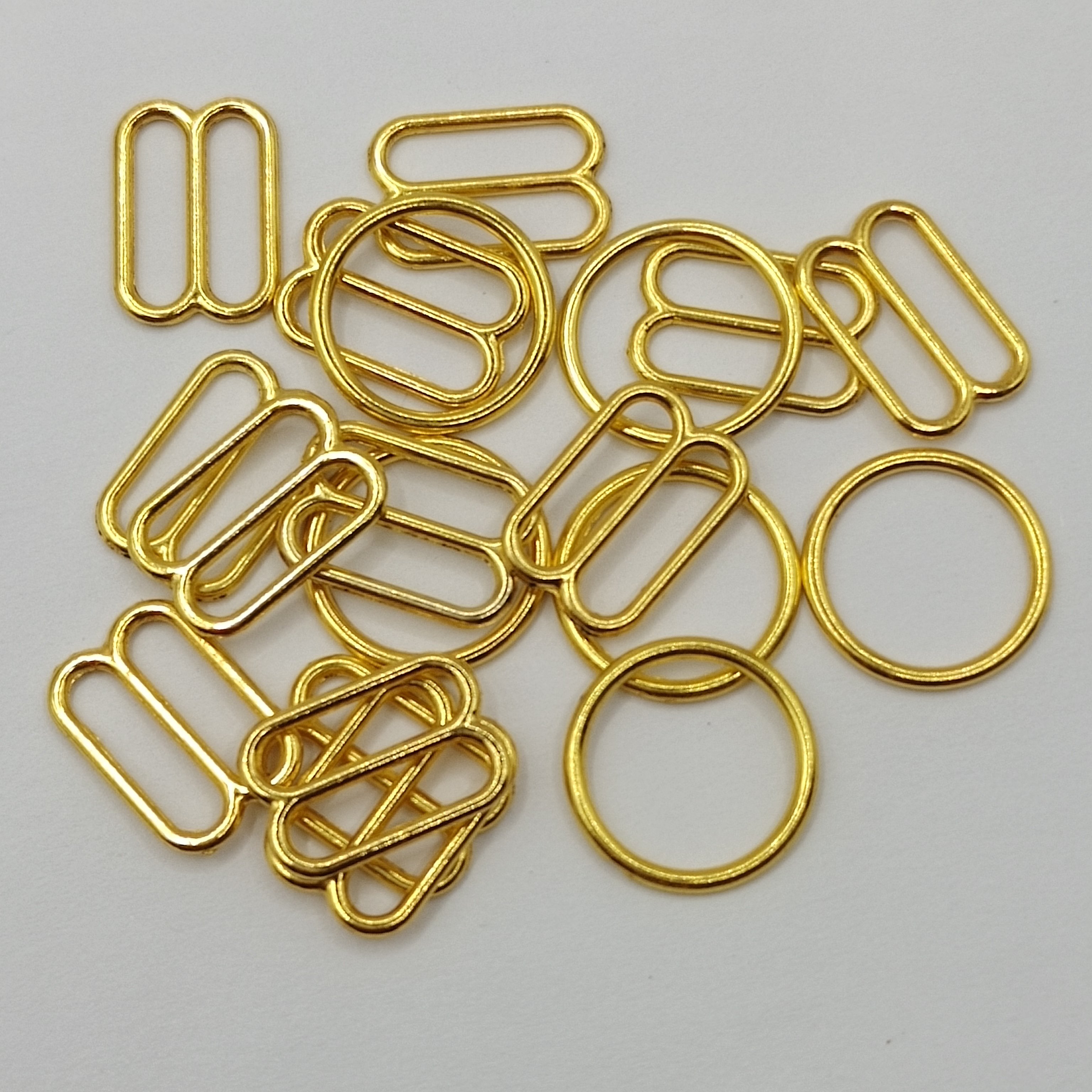 Wholesale O Ring For Swimwear Underwear Accessories Custom Gold Zinc Alloy Metal Bra Bikini Adjustable Strap Buckle
