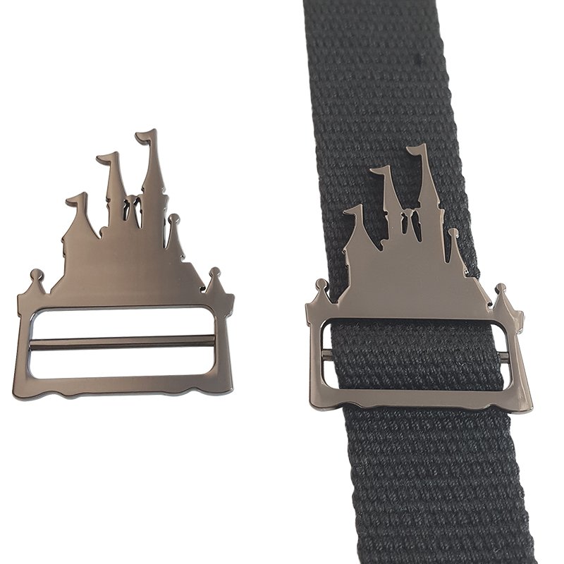 Individual design 25mm triangle backpack webbing zinc alloy buckle bag strap slider buckle metal triangle ring