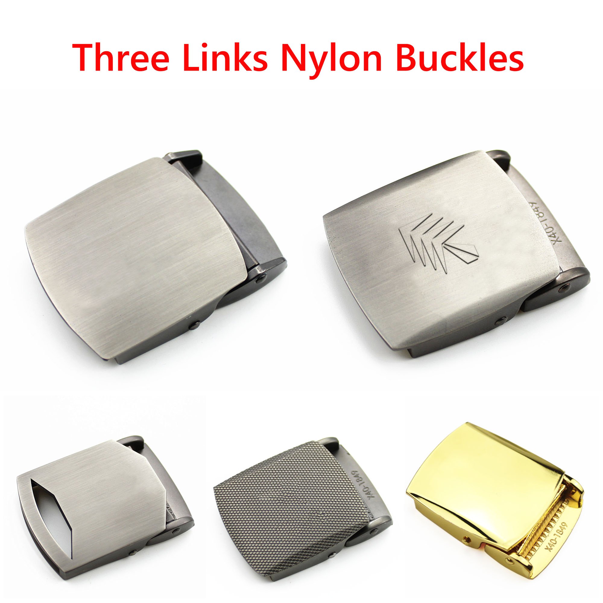 Web Outdoor Adjustable Quick Release Tactical Buckle roller canvas design logo belt buckle for men