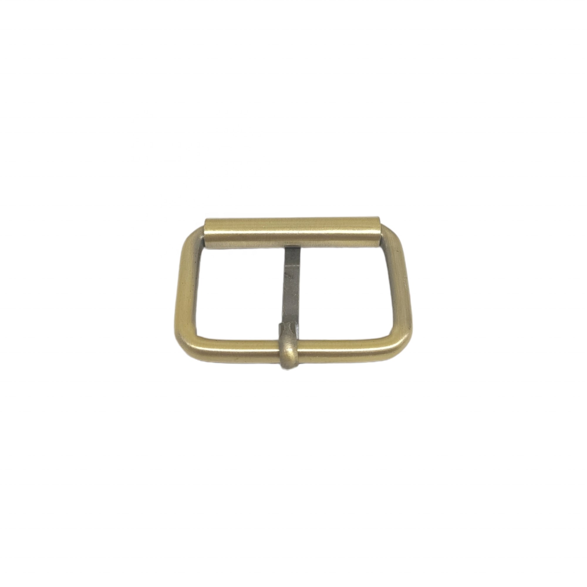 38mm Leather Handbag Bag Metal Square Rectangular Pin Buckles Wire Iron Roller Roll Pin Buckle with Roll