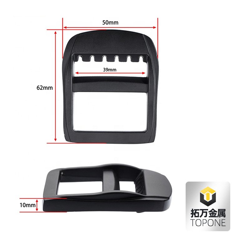 Hot Selling Nylon Belt Buckle Metal Tactical Adjustable Slide Buckle for Bags