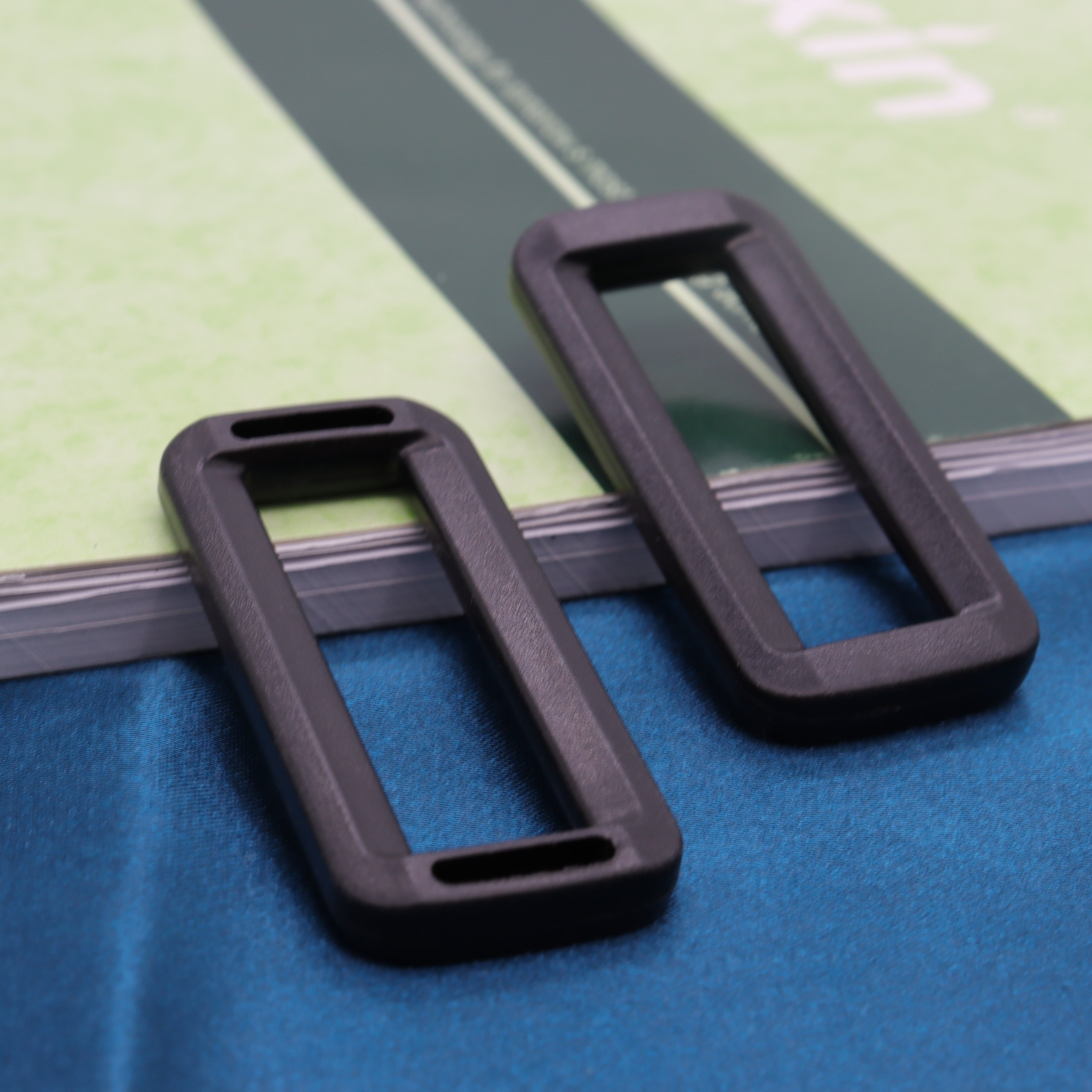 Plastic Tri Glides Slide Rectangle Square Adjuster Buckle For Craft Bag