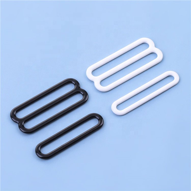 Bra Ring And Slider Iron Hooks Strap Nylon Coated Underwire Plastic Adjustable Shoulder Bra Buckles Underwear Accessories
