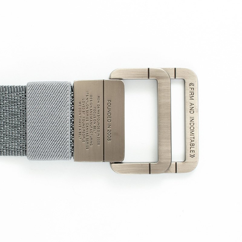 High strength nylon Men canvas belts with metal buckle men's belt fast adjustment smooth buckle belt for outdoor