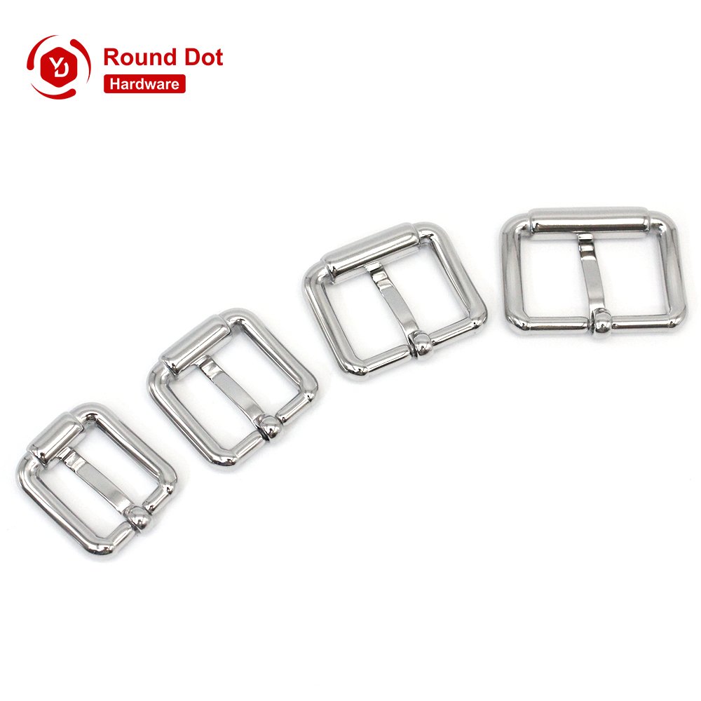 Handbag Hardware High End Quality Stainless Steel Pin Buckles Mirror Polished Metal Belt Buckles Anti-rust Straps Buckle