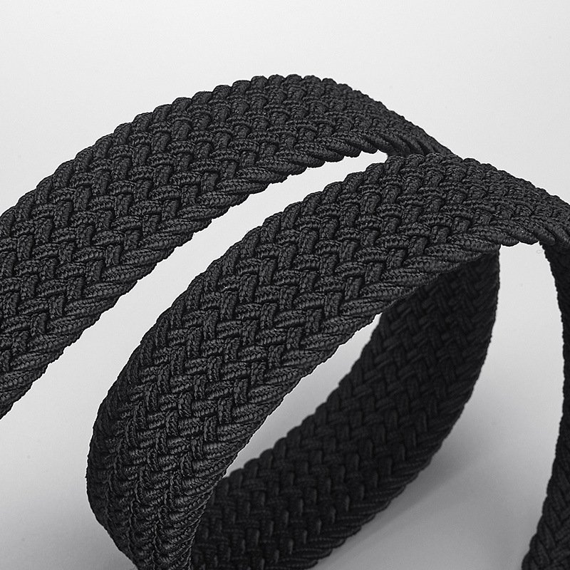 Fashion elastic sports Golf fabric Belt for Men and Women Non-Porous Woven Student Needle Buckle for Students and Youth
