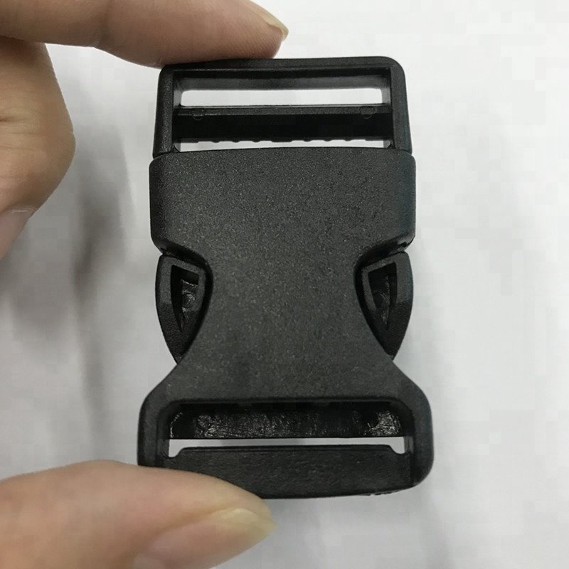China supplier plastic side release adjustable webbing buckle