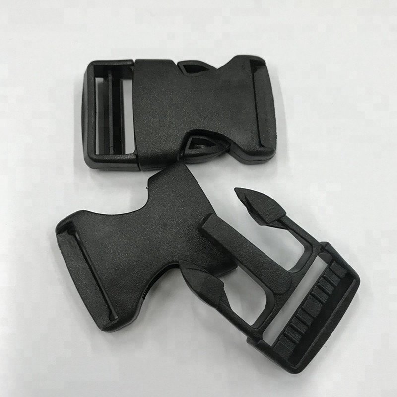 China supplier plastic side release adjustable webbing buckle
