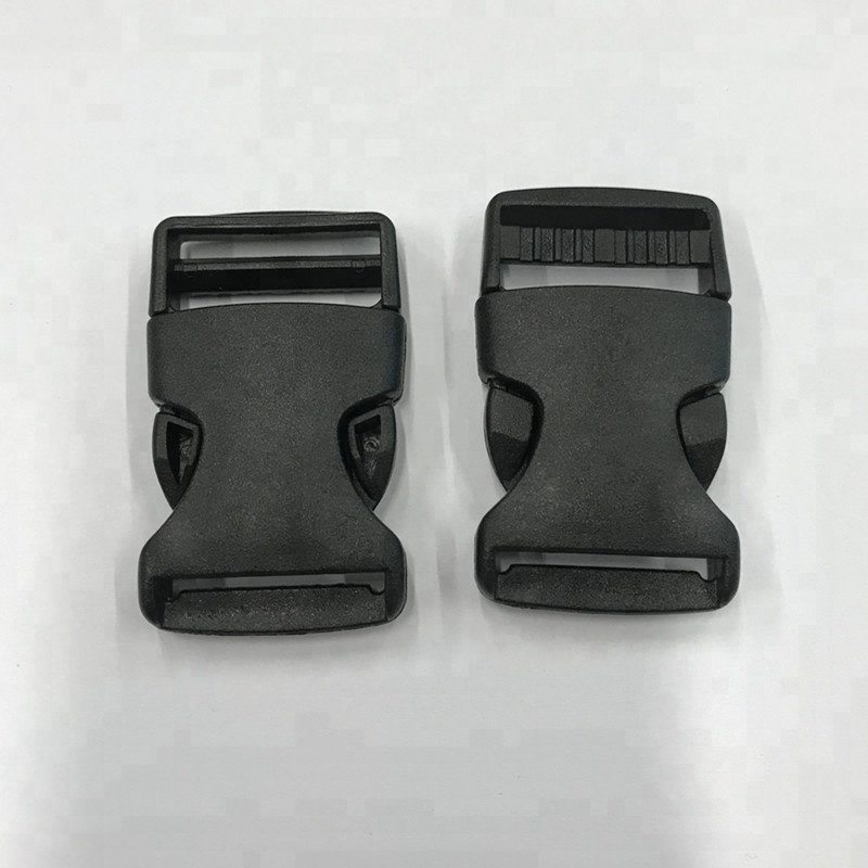 China supplier plastic side release adjustable webbing buckle