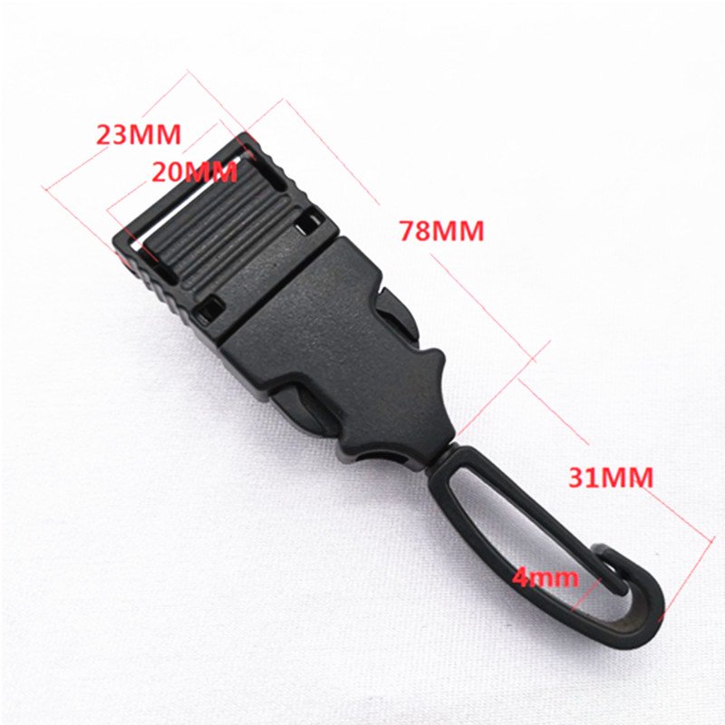 Plastic snap hook swivel buckle hook for lanyards