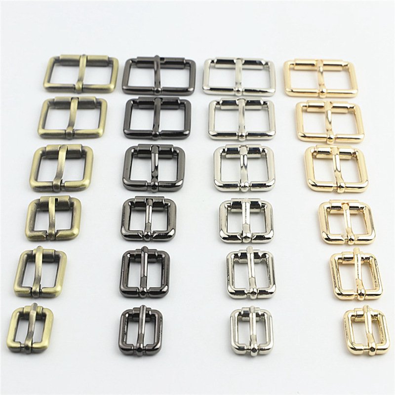 Hot sale cheap price bag accessories leather hardware metal square belt pin buckles strap adjustable buckle metal buckles