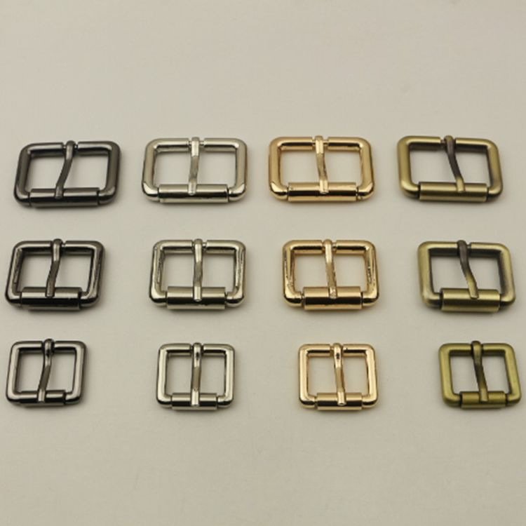 Hot sale cheap price bag accessories leather hardware metal square belt pin buckles strap adjustable buckle metal buckles