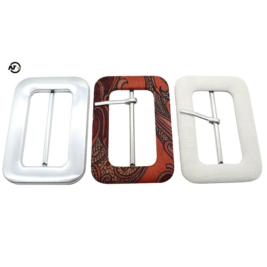 2 inch Aluminum Belt Buckle Blank Buckle Manufacturer For Clothes Covered Buckle