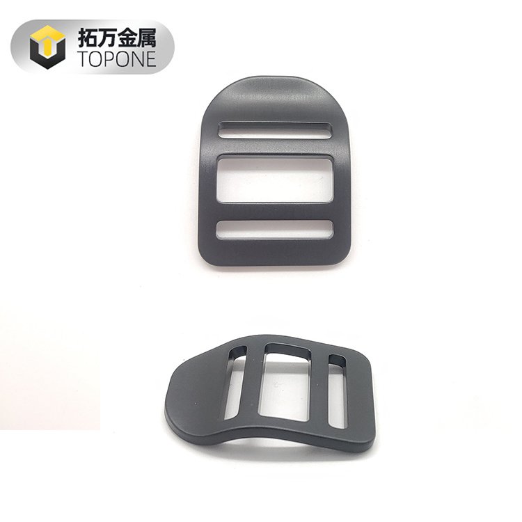Outdoor Luggage Accessories Aluminium Alloy Shoulder Adjustable Buckle Bending Ladder Lock Buckle Metal