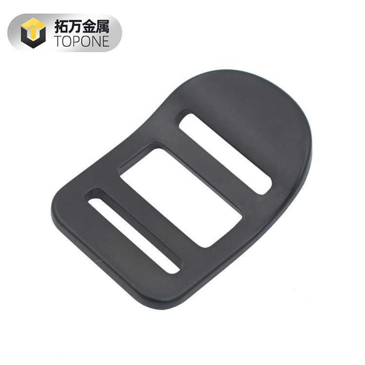 Outdoor Luggage Accessories Aluminium Alloy Shoulder Adjustable Buckle Bending Ladder Lock Buckle Metal