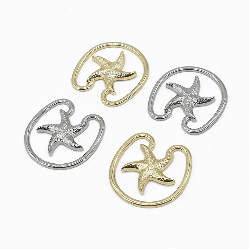 New Fashion Style High Quality Star Shape Bikini Buckle Accessories Connector For Sex Swimwear Beachwear