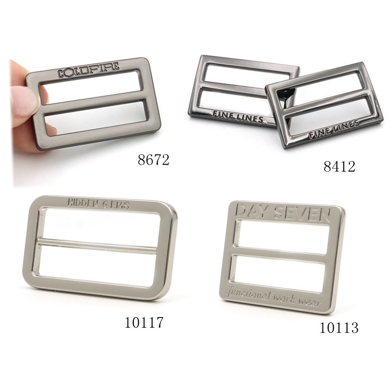 Luxury quality bag buckle loop accessories strap Metal square ring buckle 25mm
