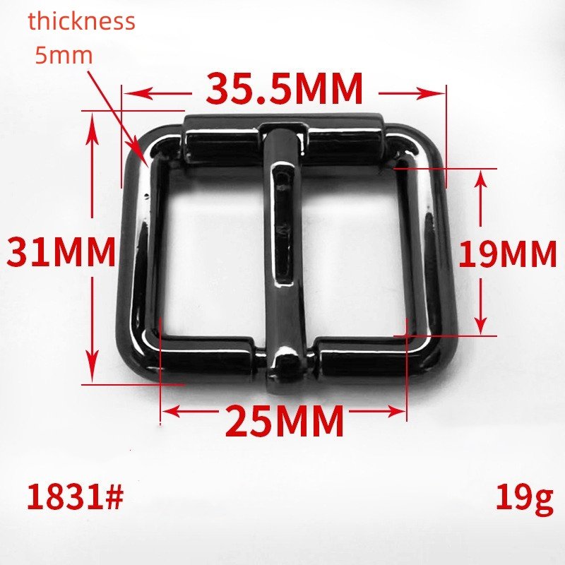 Made In China Zinc Alloy Mens Casual Leather Belt Buckle 25mm 1.31 Inch Leather Belts Hardwares Multi-Size