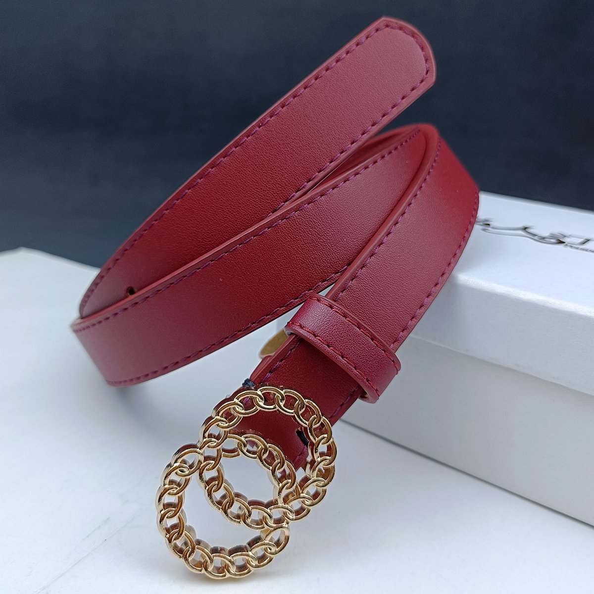 Latest designer belt Custom logo letter buckle 00 cowhide Belt Ladies Vintage Trim Jeans wholesale