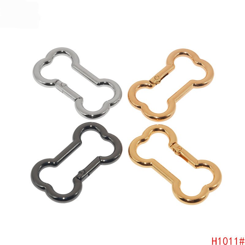 metal open bone shape ring buckle lifting ring spring ring wholesale luggage hardware accessories