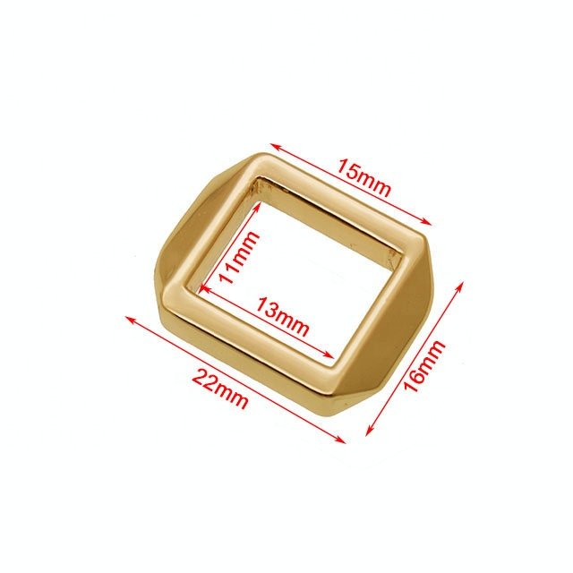 High Quality Square Ring Buckle Custom square Ring metal buckles Zinc Alloy Rectangle Buckle Square Ring for Handbags Purse
