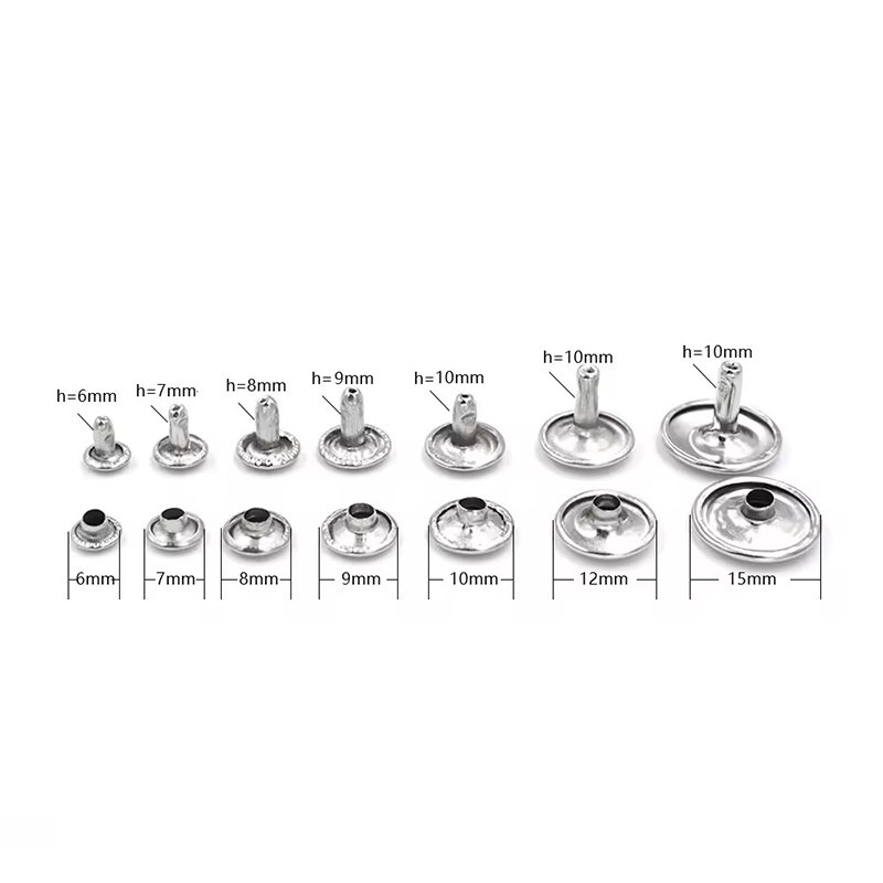 Europe Button Machine Special Mold (12mm+M6) Double-Sided Rivet Installation Tools Nail Buckle Sewing Snap-Fastener Machine Die