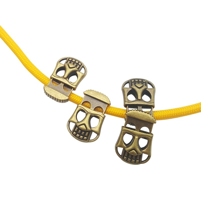 High Quality Metal Cord Stopper Elastic Rope Lock Clip Hoodies Drawstring Spring Buckle For Clothing Accessories