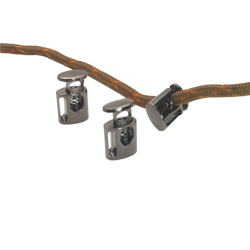 High Quality Metal Cord Stopper Elastic Rope Lock Clip Hoodies Drawstring Spring Buckle For Clothing Accessories