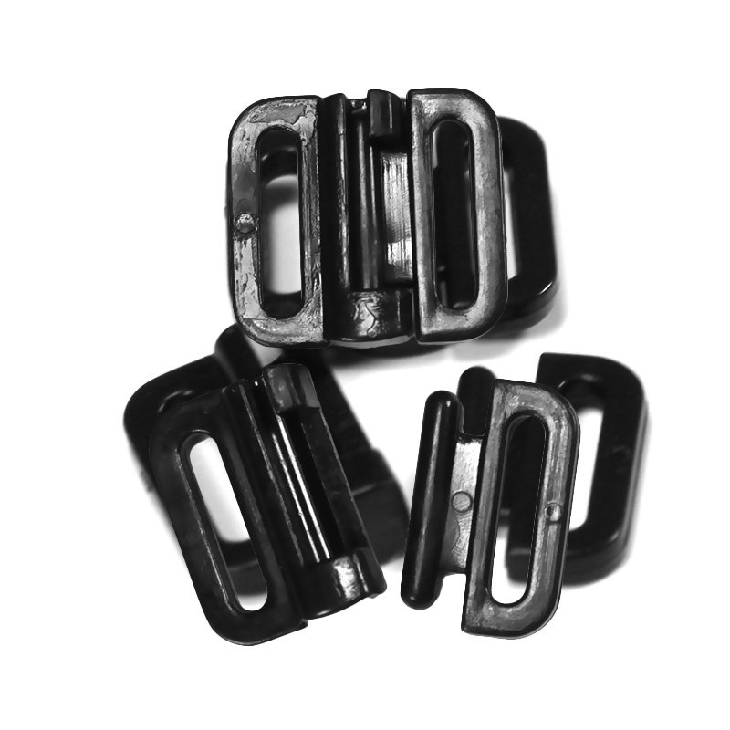Wholesale Eco-friendly Bra Clasp Front Closure Plastic Swimwear Buckle For Swimwear Accessory
