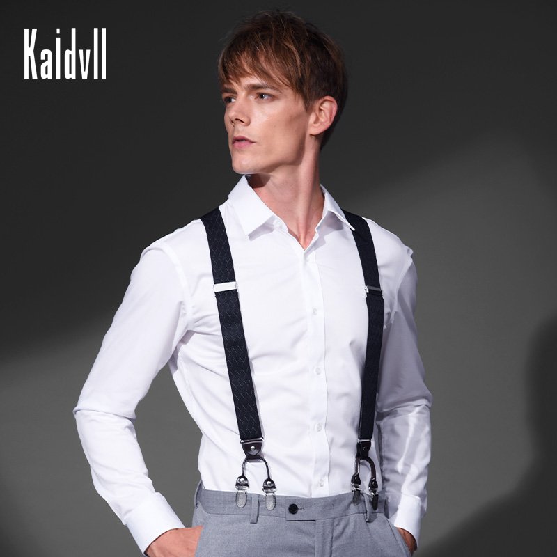 Y shape 6 Clips Adjuster Buckle Summer Party Dress Suspenders with Custom Logo
