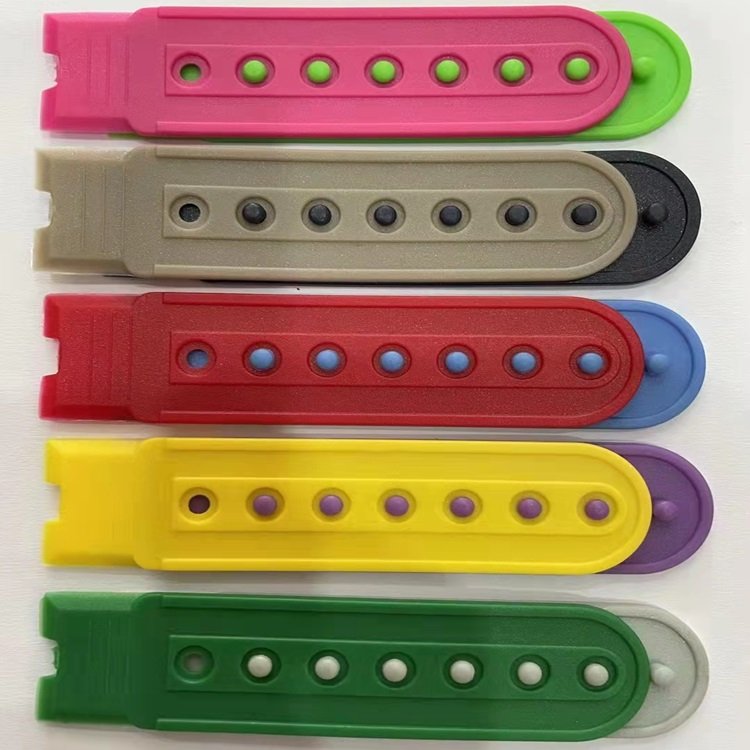Ready to Ship High Quality Multiple Color Plastic Snapback Hat Buckle Strap 7 Holes Hats Replacement Fasteners
