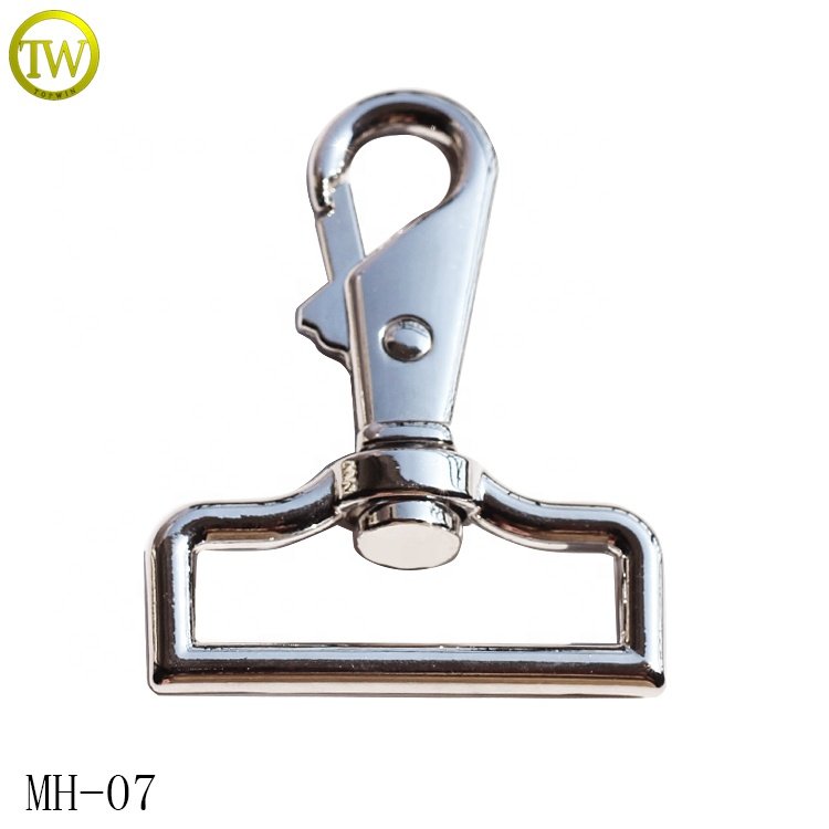 Good quality clasps trigger clips hook wholesale various color square rings clip swivel snap buckle for bags
