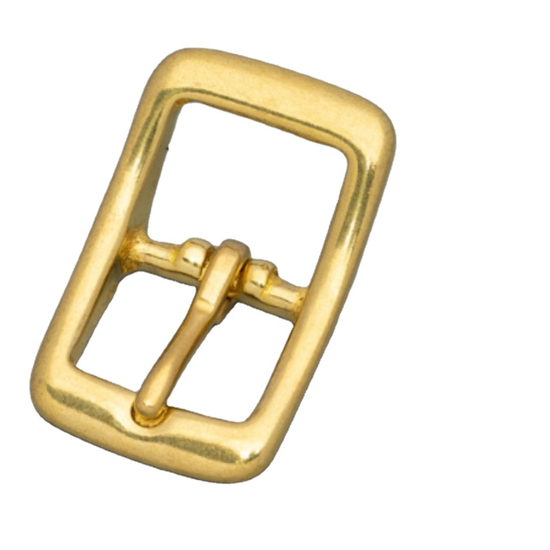 S1104 Custom Size high quality solid brass pin buckles for belt
