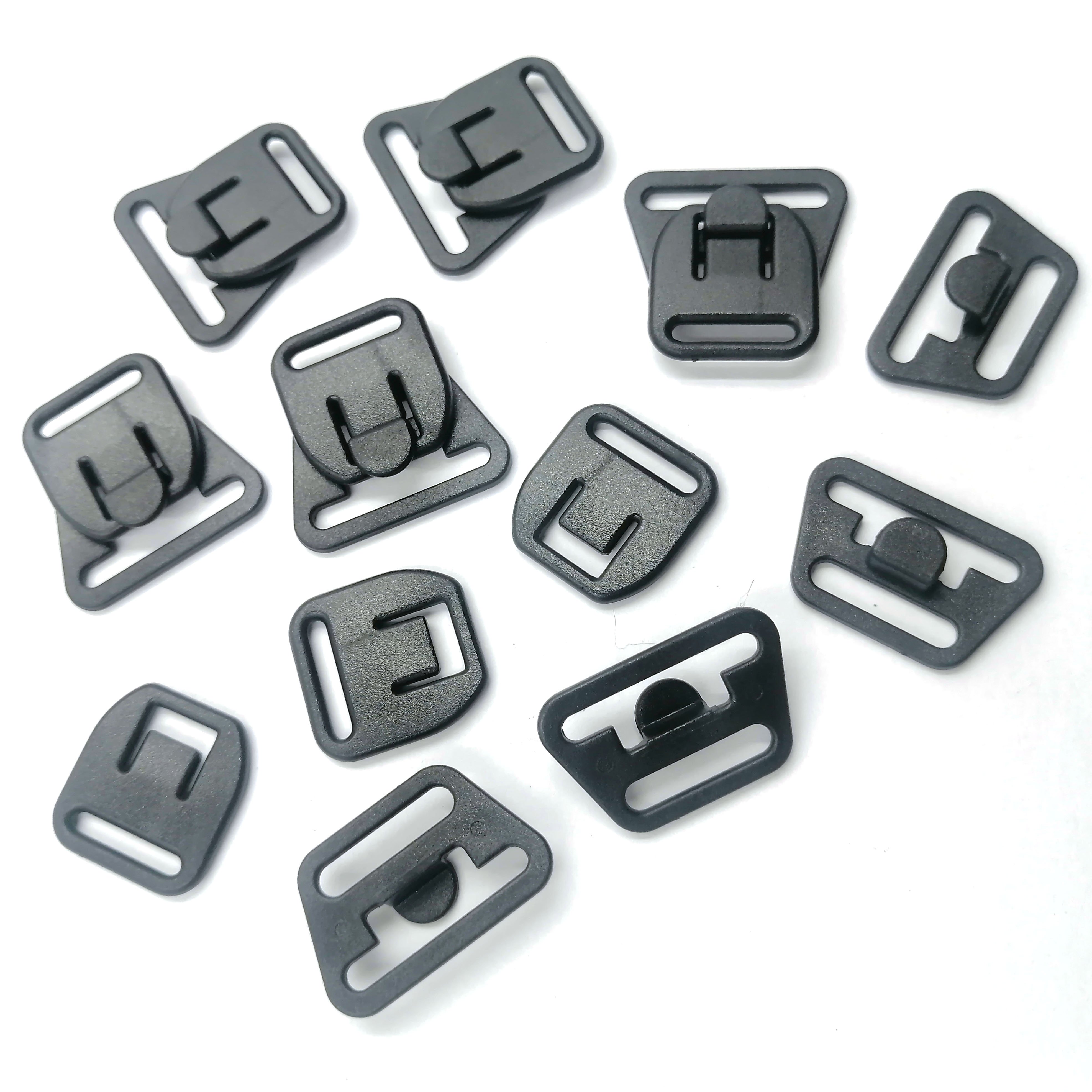 Custom Underwear Accessories Hot Selling Swimwear Bra Buckles Plastic Lingerie Hook Buckle